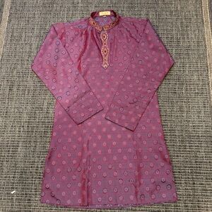 Redile Casual Long Sleeve  Dress with Mandarin Collar
